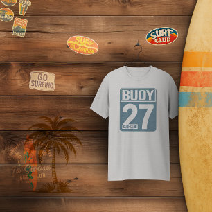 Camiseta Clube de Surfs Buoy 27 Vintage Coastal