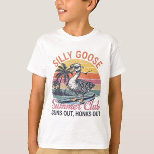 Camiseta Clube de Verão do Pato Tolo Amante do Surfe Viagem