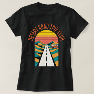 Camiseta Clube de Viagem de Caminhão Retro pelo Deserto