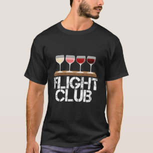 Camiseta Clube de Vinho de Voo Fomo Provando de Vinho Rosa