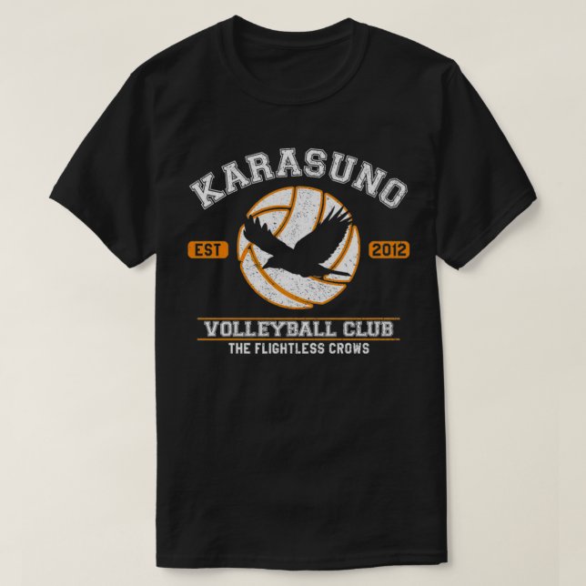 CAMISETA CLUBE DE VOLLEYBALL DE KARASUNO HAIKYUU (Frente do Design)