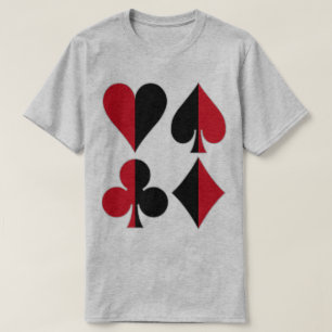 Camiseta Clube do diamante da pá do coração