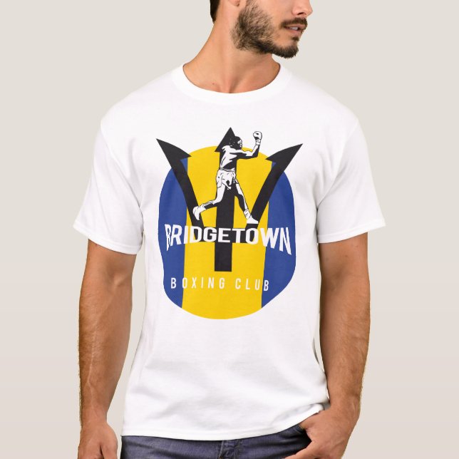 Camiseta Clube do encaixotamento de Bridgetown (Frente)