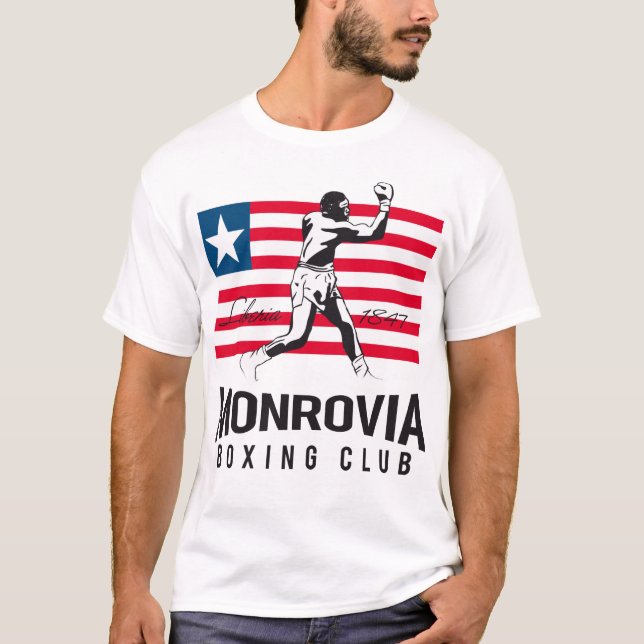 Camiseta Clube do encaixotamento de Monrovia (Frente)