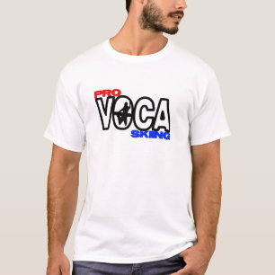 Camiseta clube do esqui dos provocs com referência ao azul