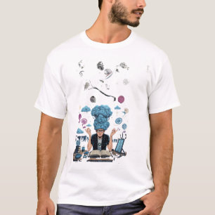 Camiseta Clube do Excesso de Pensamento: Onde Mentes Nunca