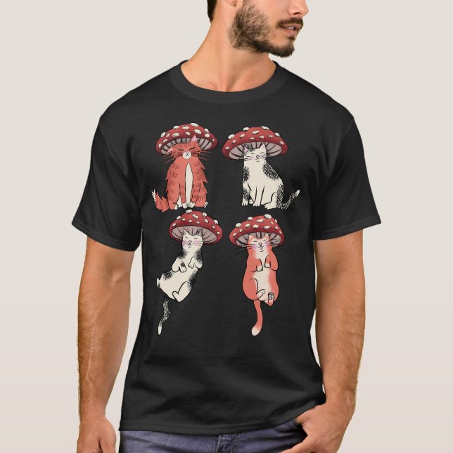 Camiseta Clube do Gato Cogumelo (Frente)