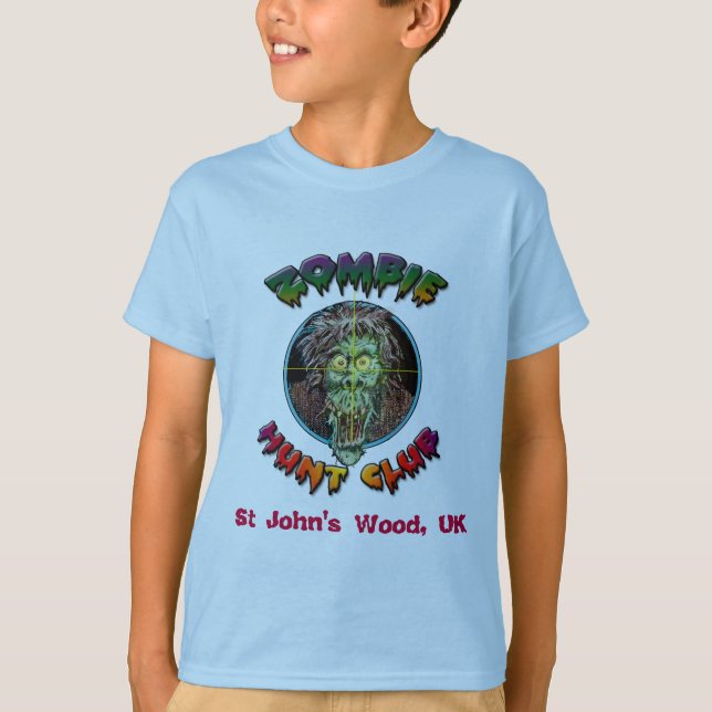 Camiseta Clube do huno do zombi (Frente)