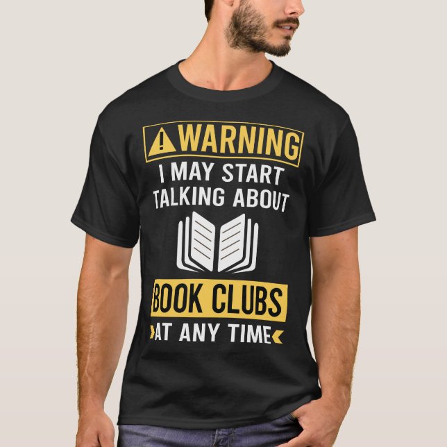 Camiseta Clube do Livro de Avisos Engraçados (Frente)