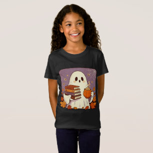 Camiseta Clube do Livro de Fantasmas Vintage Leitura de Out