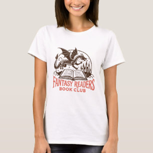 Camiseta clube do livro de leitores de fantasia