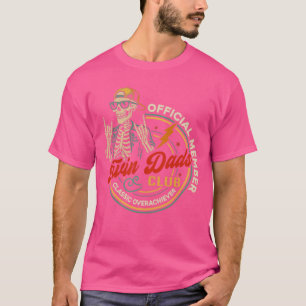 Camiseta Clube do Pai Gêmeo Pai de Gêmeos Esqueleto Engraça