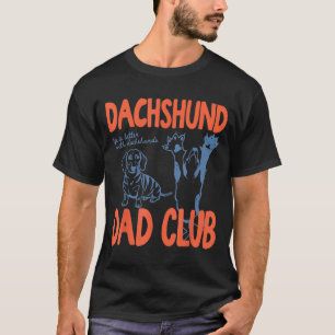Camiseta Clube do Papai Dachshund A Vida é Melhor Com Dachs