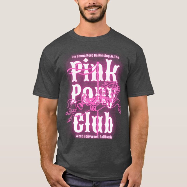 Camiseta Clube do Pônei Rosa (Frente)