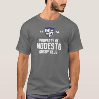 Camiseta clube do rugby de modesto, classe de 1974