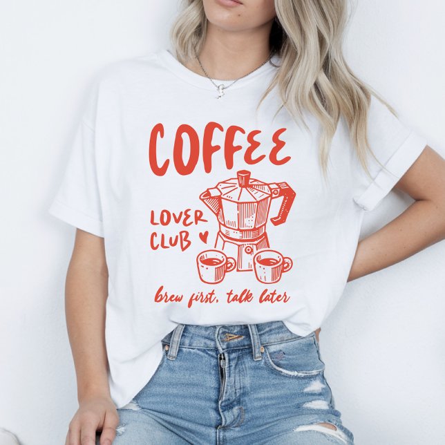 Camiseta Clube dos Amantes de Café (Criador carregado)