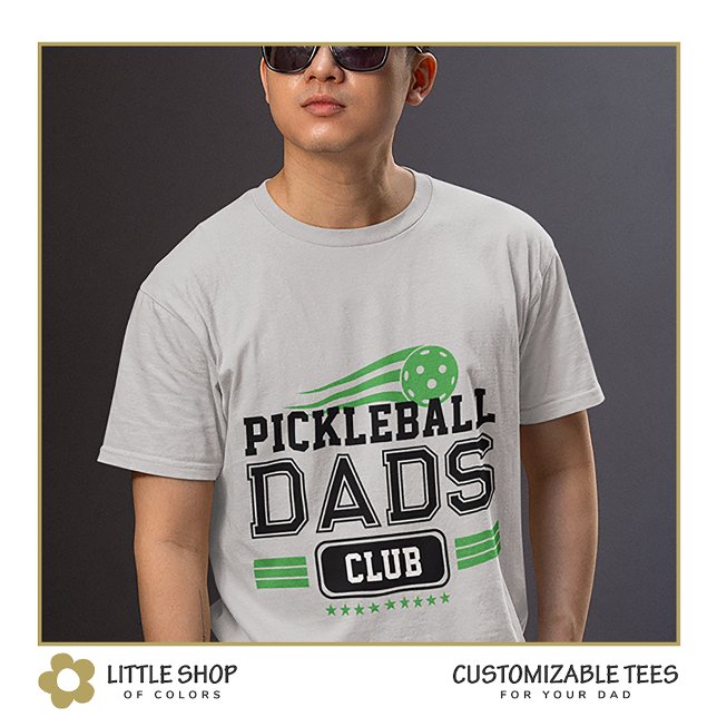 Camiseta Clube dos Pais de Pickleball Estilo Universitário  (Criador carregado)