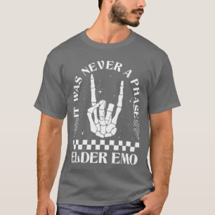 Camiseta Clube Emo Antigo Vintage Nunca Foi Uma Fase Goth E