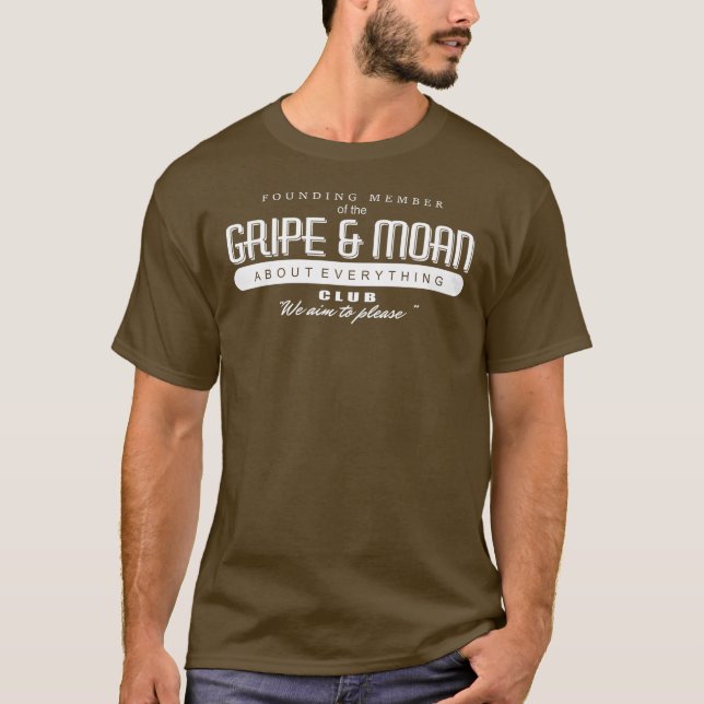 Camiseta Clube Gripe & Moan (Frente)