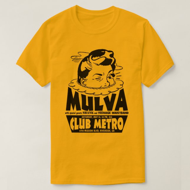 Camiseta Clube Metro T-Shirt (Mulva) (Frente do Design)