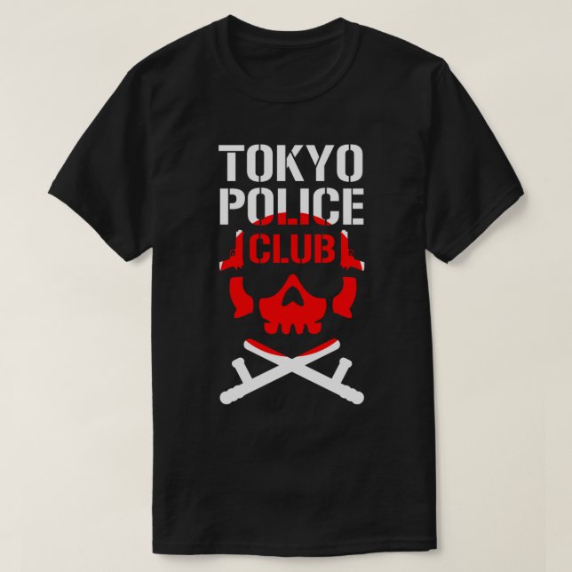 Camiseta Clube Policial de Tóquio Clássico T-Shirt (Frente do Design)