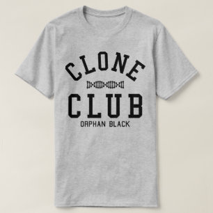 Camiseta Clube preto órfão do clone