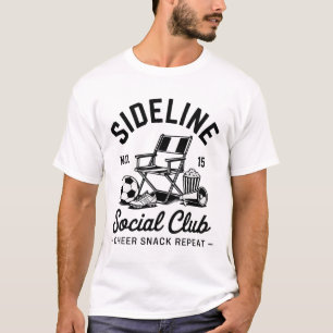 Camiseta Clube Social à Margem Futebol Mãe Pai Dia das Mães