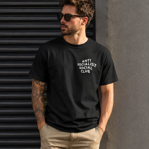 Camiseta Clube Social Anti Socialista Engraçado Socialismo