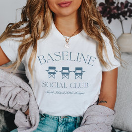 Camiseta Clube Social da Linha de Base da Mãe de Baseball P