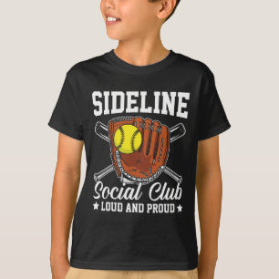 Camiseta Clube Social da Linha Lateral Alto e Orgulhoso Mãe