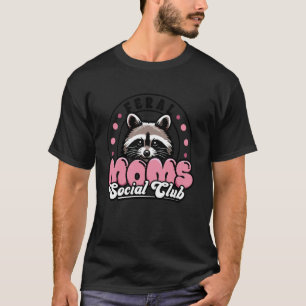 Camiseta Clube Social da Mamãe Feral Mamãe Mãe Dia das Mães