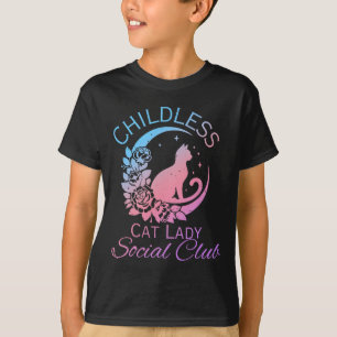 Camiseta Clube Social da Senhora do Gato sem Filhos Meme Ga