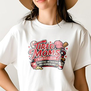 Camiseta Clube Social de Beisebol da Mamãe CANSADA