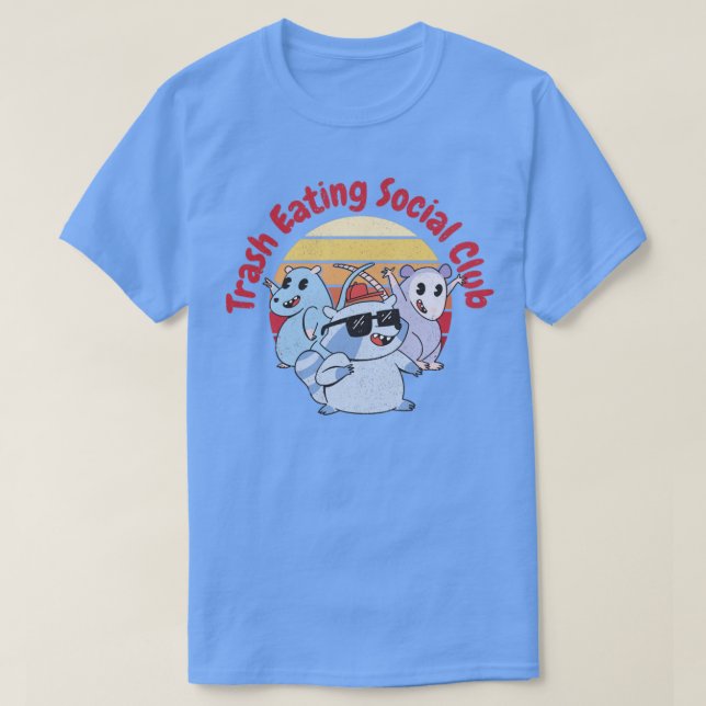 Camiseta Clube Social de Comida de Lixo (Frente do Design)