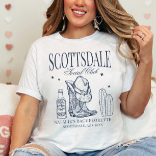 Camiseta Clube Social de Festa de solteira Scottsdale Perso