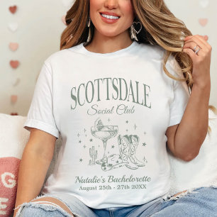 Camiseta Clube Social de Festa de solteira Scottsdale Perso