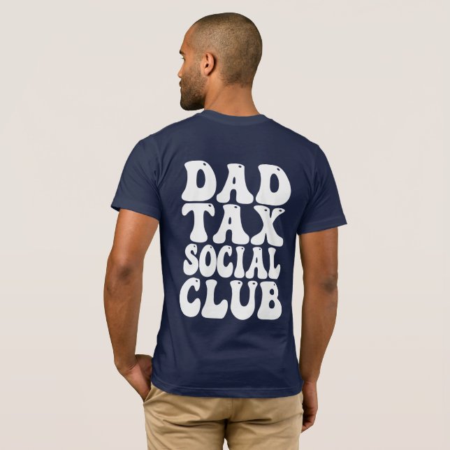 Camiseta Clube Social de Imposto do Papai  (Parte Traseira Completa)