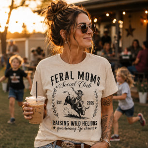 Camiseta Clube Social de Mães Ferozes Criando Helions Selva