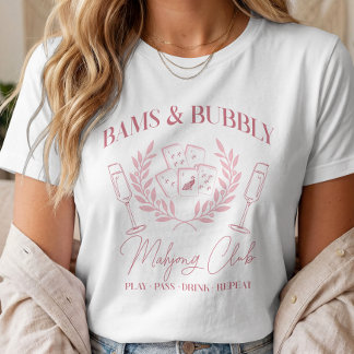Camiseta Clube Social de Mahjong Bams e Borbulhante
