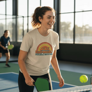 Camiseta Clube Social de Pickleball Retro dos Anos 70 Dink 