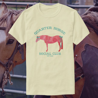 Camiseta Clube Social do Cavalo Quarto de Milha | Cavalo Ru