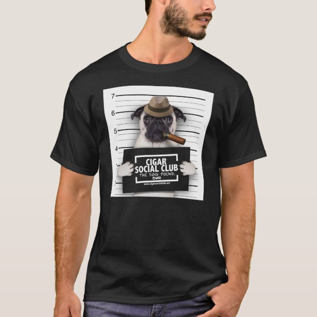 CAMISETA CLUBE SOCIAL DO CHARUTO (PRETO) (Frente)