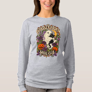 Camiseta Clube Social Jardim Fantasma - Halloween Retrô Fof