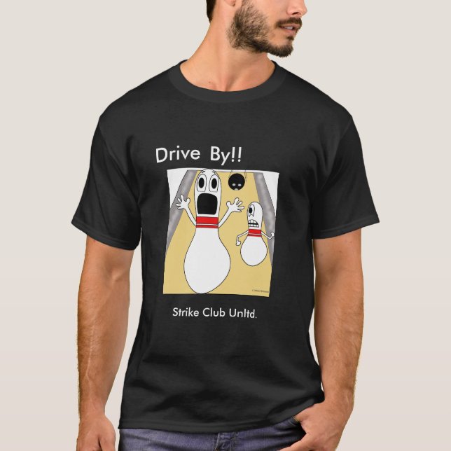 Camiseta Clube Unltd da greve. "Conduza perto!" II -- (Frente)