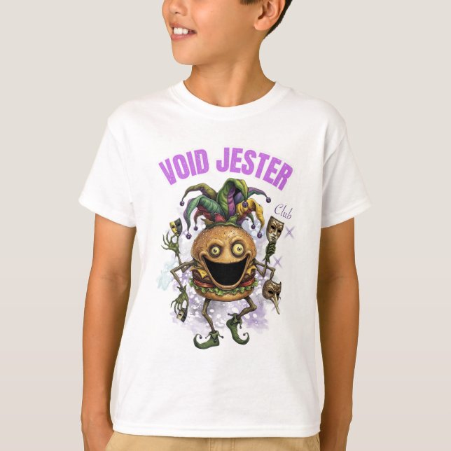 Camiseta Clube Void Jester - amigo Hambúrguer (Frente)