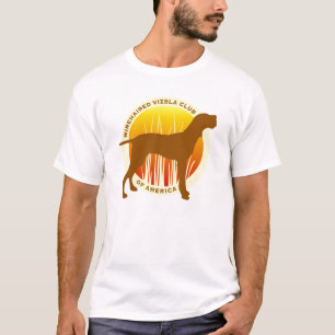 Camiseta Clube Wirehaired de Vizsla do t-shirt de América