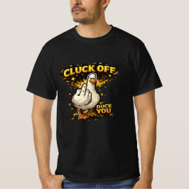 Camiseta Cluck Off Funny Duck Men's T-Shirt 