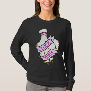 Camiseta Cluck Sim Silkie Chicken