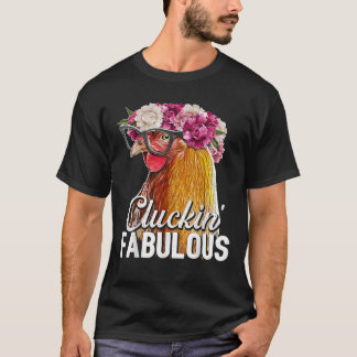 Camiseta Cluckin Fabuloso Fácil Quintal Farmer Galinha Gi