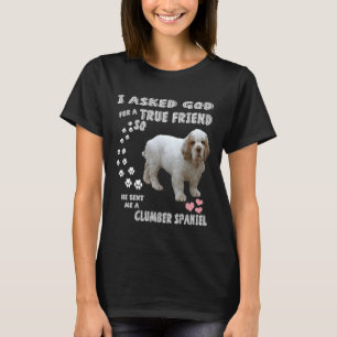 Camiseta Clumber Spaniel Dog Spaniel Mãe Pai Clumber Spani